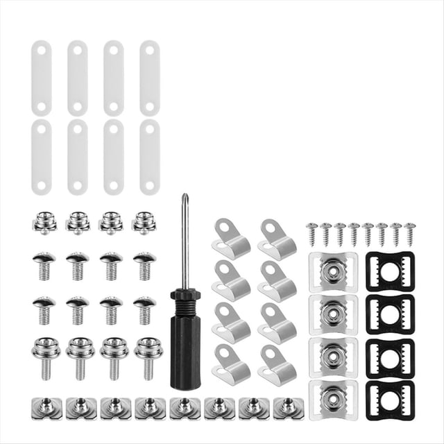 Hockey Helmet Repair Kit Helmet Replacement Parts Clips Screws Hardware Helmet Maintenance Tools for Football Baseball