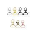 thumbnail image 3 of Inteprter Llavero de 10 Uds., llavero de varios colores, herrajes de retroceso multiusos, anillos divididos, llavero dorado resistente al desgaste Decoración del hogar Bronce Inteprter HA062248-06B, 3 of 6