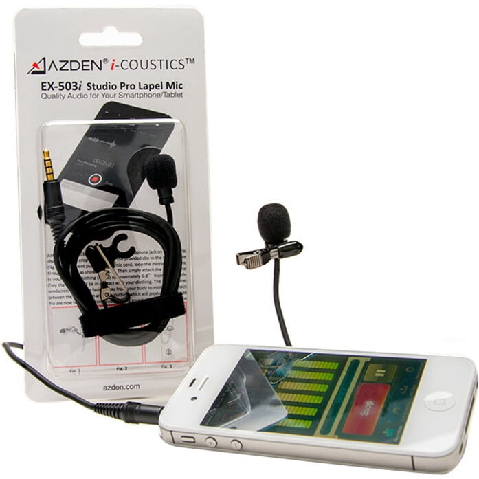 Studio Pro Lapel Microphone for Smartphones & Tablets