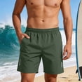 thumbnail image 2 of VBVC Men's and Men's Plus Quick Dry Athletic Shorts with Pockets,Breathable Elastic Waist Running Shorts For Men,Army Green,S-5XL, 2 of 10