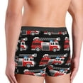 thumbnail image 5 of Fotbe Fire and Rescue Truck Men’s Total Support Pouch Boxer Briefs, X-Temp Cooling, Moisture-Wicking Underwear, Regular, Long-leg and Trunk-Medium, 5 of 9