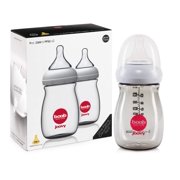 Joovy Boob PPSU Bottle, Grey, 9 Ounce, 2 count