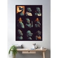 thumbnail image 2 of Alien Grid Poster Wall Art, Modern Wall Decor For Living Room Bedroom, 24x36 UNFRAMED, 2 of 3