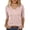 Pink&16W0312, variant on Garbnen Ribbed Shirts for Women Knitted V Neck Women's Half Sleeve Tops Fitted Spring Stretch Basic Sweater Tunics for Women Green M