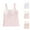 Pink, variant on ATOGUTA Girls Built In Bra Tank Tops Size 9-14 Kids Athletic Seamless Stretchy Crop Tops Dance Yoga Pink