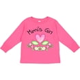 thumbnail image 3 of Inktastic Mimi's Girl Heart Flowers Girls Long Sleeve Toddler T-Shirt, 3 of 5