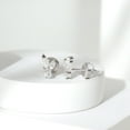 thumbnail image 5 of Rosec Jewels Lab Created Diamond Studs Earrings - Cute Bunny Earrings Diamond (EF-VS Quality) - Ready to Gift, 18K White Gold, 5 of 9