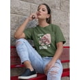thumbnail image 2 of Cheerful Devil Techno Style T-Shirt Women -Image by Shutterstock, Female 3X-Large, 2 of 4