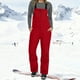 thumbnail image 2 of RKSTN Womens Snow Bibs Overalls Insulated Ski Bibs Snow Suit Waterproof Windproof One Piece Snow Pants Women Solid Plus Size Snowboarding Overalls Outdoor Sports Winter Ski Jumpsuit Suspender Pants, 2 of 10