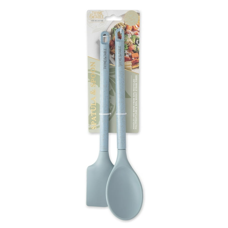 Thyme & Table Spatula and Spoon Set with Recycled Wheat Fiber