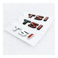 thumbnail image 5 of 3D ABS Chrome Black Logo TSI Emblem Letters Car Trunk Badge For TSI Sticker Accessories, 5 of 7
