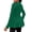 Green, variant on Qiopertar Women's Cardigan Knitted Button Down Long Sleeve Blazer Peplum Open Front V Neck Slim Casual Work Office Jacket Black M
