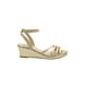 thumbnail image 2 of Sandalia Plataforma Con Hebilla Color Oro Mundo Terra 028496, 2 of 3