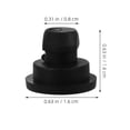 thumbnail image 2 of BESTYASH 12Pcs Rubber Square Cooker Replacement Bumpers Pads for Rice Cooker Bottom Feet 0.63X0.63X0.31in, 2 of 8