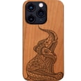 thumbnail image 2 of Be Free 1 - Engraved Wooden Phone case for iPhone 14 Pro Max, Color: Cherry, 2 of 5