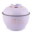 thumbnail image 2 of Mini olla eléctrica multifuncional para calentar rápidamente, ideal para el hogar, residencias de estudiantes, enchufe CN de 220 V, olla eléctrica portátil para fideos de color morado, 2 of 8