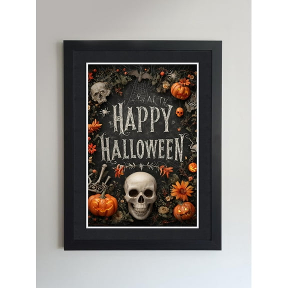 WestConfe Happy Halloween Poster - Halloween Decor - Halloween Wall Art - Halloween Prints - Halloween - Halloween Decoration - Halloween Party