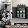 thumbnail image 6 of 36" Metal Office Storage Locking Cabinet, Lockable Garage Storage Cabinets, High Office File Cabinet with Adjustable Shelves for Garage(Black), 6 of 7