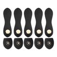 thumbnail image 1 of Juego de 5 piezas para coser tú mismo, cierres de lengüeta suaves y usables, perfectos para bolsos, bandoleras, carteras, hebillas a presión de cuero de latón antiguo negro, 1 of 8