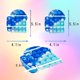 thumbnail image 2 of Push Pop Bubble Fidget, Popit Popper Popit?S It Popitz Figetget Sensory Popping It?S Popits Ansiedad Alivio del estrés Figut A Fidgetoys para niños Rainbow Mouse Unicornio (Corazón de mariposa rosa) Xemadio WMCH-355, 2 of 7