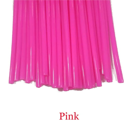 36Pcs ES Motorcycle Decoration Guard Wheel Spoke Wraps Covers Protector Rims Skins PINK