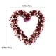 thumbnail image 2 of Guirnalda En Forma De Corazón Guirnalda Simulación Guirnalda De Bayas Decoración De La Puerta Navidad Día De San Valentín Decoración De La Boda Cateissary HA038913-00, 2 of 6