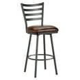 thumbnail image 2 of Iron Mountain 5403626 Tioga Swivel CounterStool, 26 in. Seat Height - Rust, 2 of 2