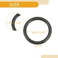 thumbnail image 2 of Unique Bargains 50 Pcs 10mm ID x 1.5mm CS Universal Car O Ring Seal Gasket Car Faucet Repair Trucks NBR Rubber Black, 2 of 6