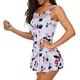 thumbnail image 2 of Traje de baño de una pieza Zando, sexy, cuello en V, fruncido, control de barriga, 2 of 6