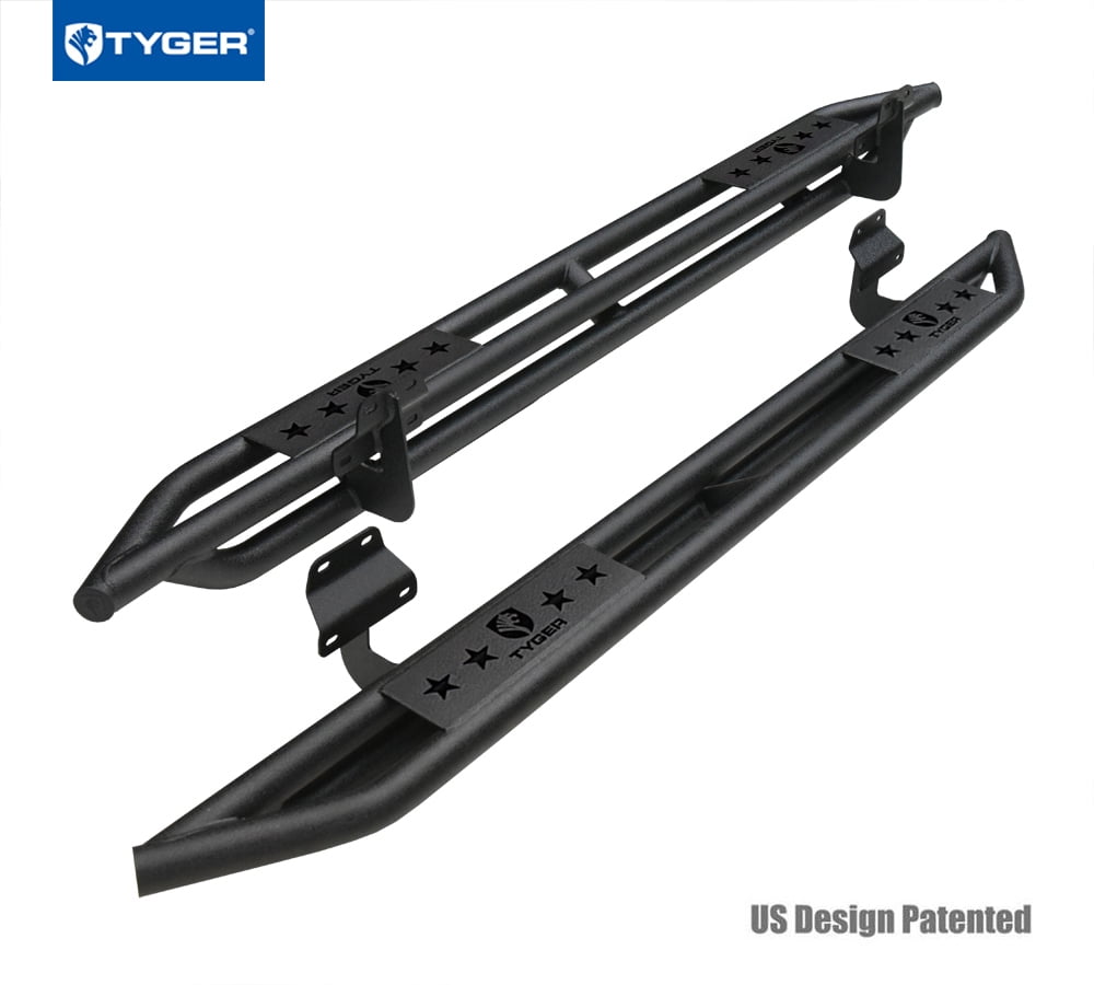 TYGER Star Armor Side Step Nerf Bars Fit 1518 F150 & 1718 F250/F350