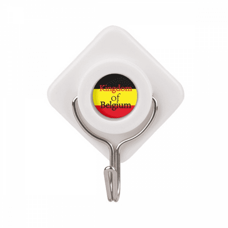 

Developed Country Belgium Represent Text Adhesive Wall Hooks Hanging Self Sticky