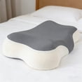 thumbnail image 4 of Ergonomic Cloud-Shaped Side Sleeper Pillow With Cervical Support And Pressure-Relief Core, Contoured Neck And Shoulder Relief, Therapeutic Soft Support For Better Posture And Morning Comfort, 4 of 9