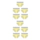 thumbnail image 1 of Minnieouse 5 piezas de ropa interior de cintura alta sin costuras para mujer, bragas de algodón, cintura elástica, bragas de realce para Type7 NO7, 1 of 6