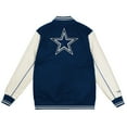 thumbnail image 3 of Youth Mitchell & Ness Navy/Cream Dallas Cowboys Full-Snap Varsity Jacket, 3 of 3
