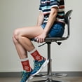 thumbnail image 4 of 12 pairs Kids Girls Boys X-mas Christmas  Holidays Novelty Crew Socks, 4 of 13