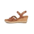 thumbnail image 2 of Walking Cradles Wc Alba Women Wedge Sandal In Luggage Soft Atanado Leather, 2 of 5