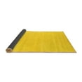 thumbnail image 2 of Ahgly Company Indoor Square Solid Yellow Modern Area Rugs, 7' Square, 2 of 4
