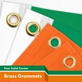 thumbnail image 5 of G128 3x5 ft Ireland Irish Flag 4 Corner Brass Grommets 150D Polyester Perfect For Balcony, 5 of 10