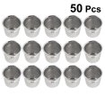 thumbnail image 2 of 50pcs Useful Sewing Thimble Sewing Protective Supplies DIY Crafts Tools Sewing Accessory for Home Shop Store (Silver), 2 of 8