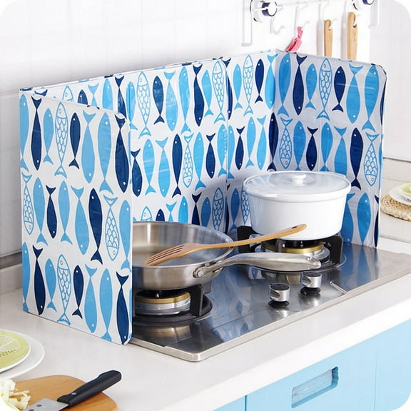 Amonsee Anti Splatter Guard Oil Barrier Stove Nonstick Aluminum Oil Splash Guard Splash Guard for Kitchen Cooking