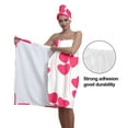 thumbnail image 5 of Colevkie 2 Pcs Women's Bath Skirt Shower Cap Set Adjustable Wrap Towel Absorbent Hair Drying Cap Lightweight Portable for Spa Bathroom, 5 of 8