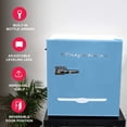 thumbnail image 3 of Frigidaire 1.6 cu. ft. Retro Compact Refrigerator with Side Bottle Opener, Blue, 3 of 9