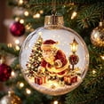 thumbnail image 4 of Christmas Story Ornament Ball – Mini Holiday Scene Hanging Decoration, Festive Tree Decor for Christmas (E), 4 of 6