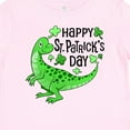thumbnail image 4 of Inktastic Happy St. Patrick's Day Green Dinosaur Boys or Girls Baby T-Shirt, 4 of 5