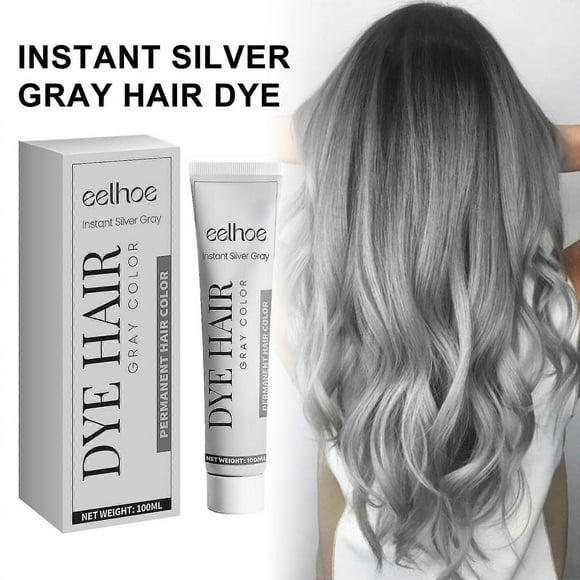 Unisex Diy Fashion Gray Color Super Gray Hair Cream 100ml