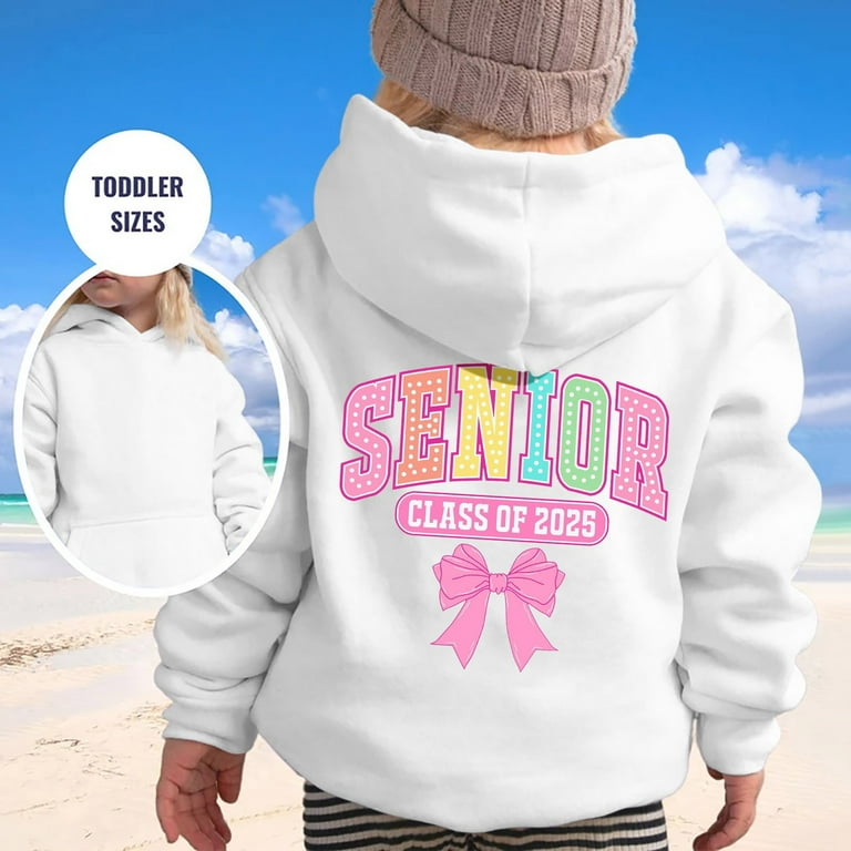 TJAZFJPA Star Sweatshirt Senior 2025 Children's Printed