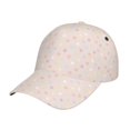 thumbnail image 2 of Xecao Colorful Dots for Baseball Cap: Unisex, crafted from classic polyester twill fabric, featuring a soft unconstructed design, 2 of 5