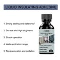 thumbnail image 3 of Peggybyg Waterproof UV Protection Liquid Insulation Insulating Glue (Black 50ml), 3 of 8