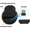 thumbnail image 2 of 2.4G Wireless Mouse Small Cute Animal Ladybug Shape 3000DPI Portable Mobile Optical Mouse with USB Receiver 3 Buttons Cordless Mouse for PC Mac Laptop Computer Notebook (Blue), 2 of 6