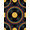 Black Gold Multicolor, Pattern 3, variant on ODIKA 2'x3' Washable Accent Rug Cd Record Retro Stacked Discs Bold Spinning Groove Disc Vinyl Refined Structured for Bedroom, Nursery, RV, Pet Friendly, Bedside Mat